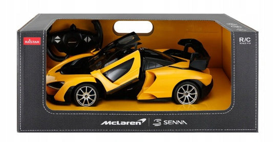 Masinuta Rastar RC - McLaren Senna, galben, 1:14