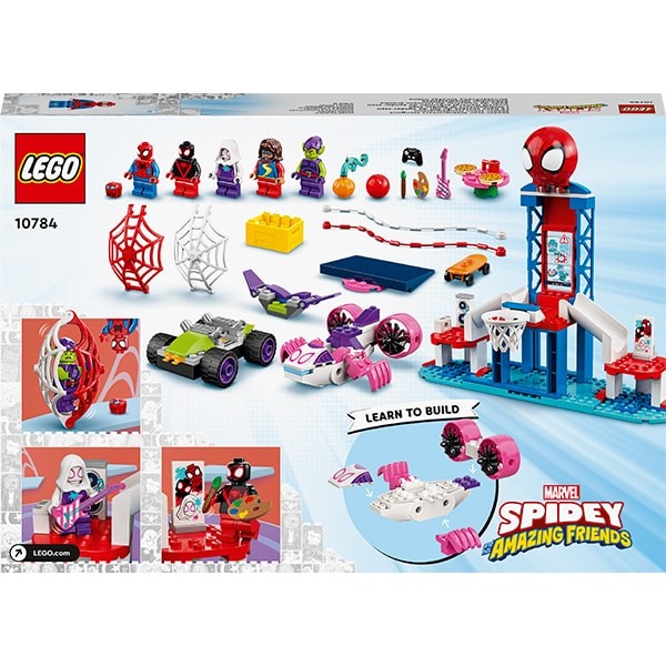 LEGO® Super Heroes - Spidey si prietenii lui uimitori Adapostul Omului paianjen 10784, 155 piese