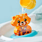 LEGO Duplo Distractie la baie: Panda rosu plutitor