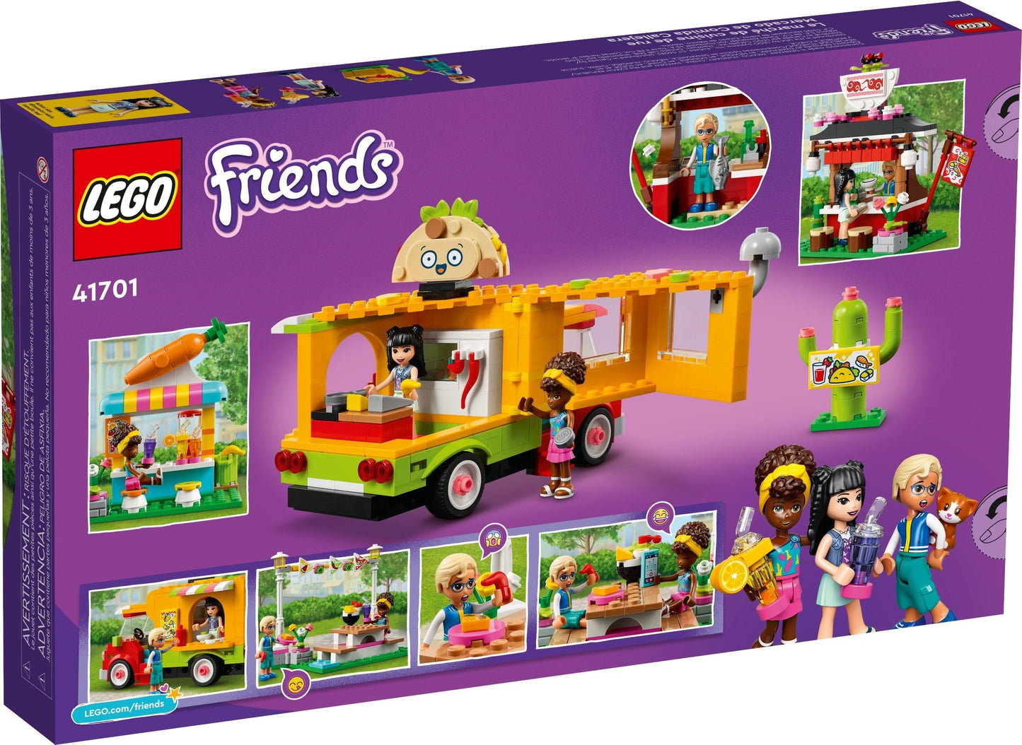 LEGO Friends Piata cu mancare stradala