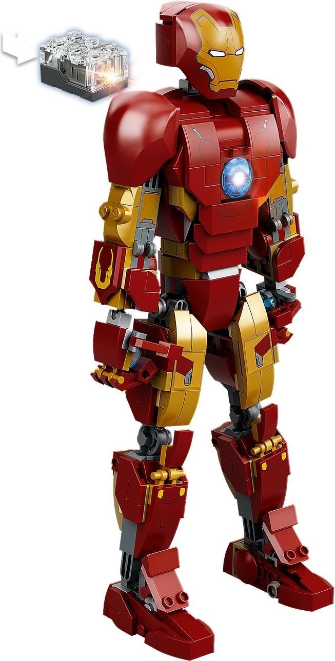 LEGO Super Heroes: Figurina Iron Man 76206, 9 ani+, 381 piese