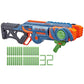 Pistol Nerf dizain unic cu gloante incluse, multicolor , 81x7x33 cm