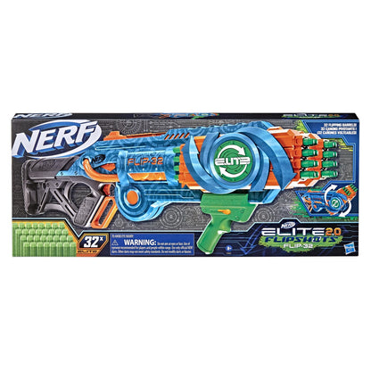 Pistol Nerf dizain unic cu gloante incluse, multicolor , 81x7x33 cm