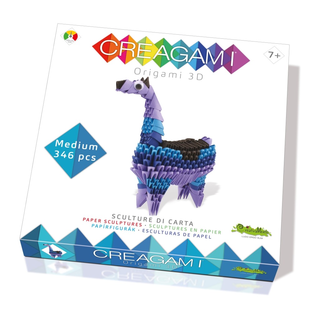 Origami 3D, Creagami - Lama, 346 piese