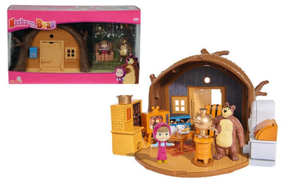 Masha and the Bear - Căsuța Ursului set de joacă cu figurine