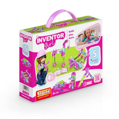 Joc de constructie creativ, ENGINO Inventor Girl 5 modele