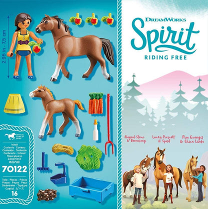 Playmobil Spirit - Pru cu calut si manz