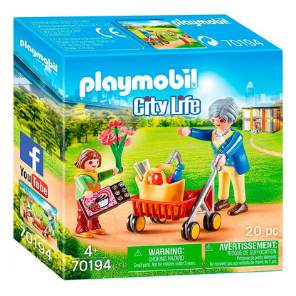 Playmobil City Life, Hospital - Bunica si fetita