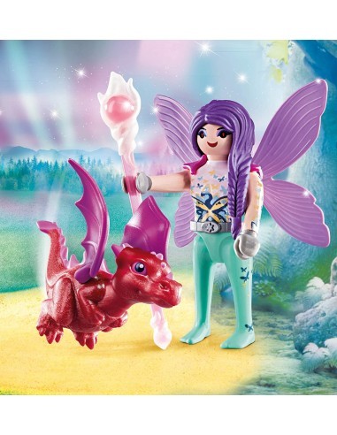 Playmobil Special Plus - Zana cu pui de dragon