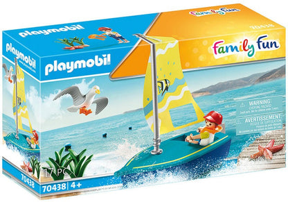 Playmobil Family Fun, Beach Hotel - Barca cu panze