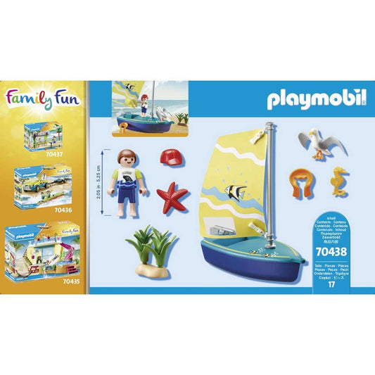 Playmobil Family Fun, Beach Hotel - Barca cu panze