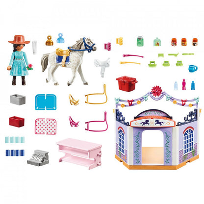 Set Playmobil Magazin de Accesorii Cai in Miradero