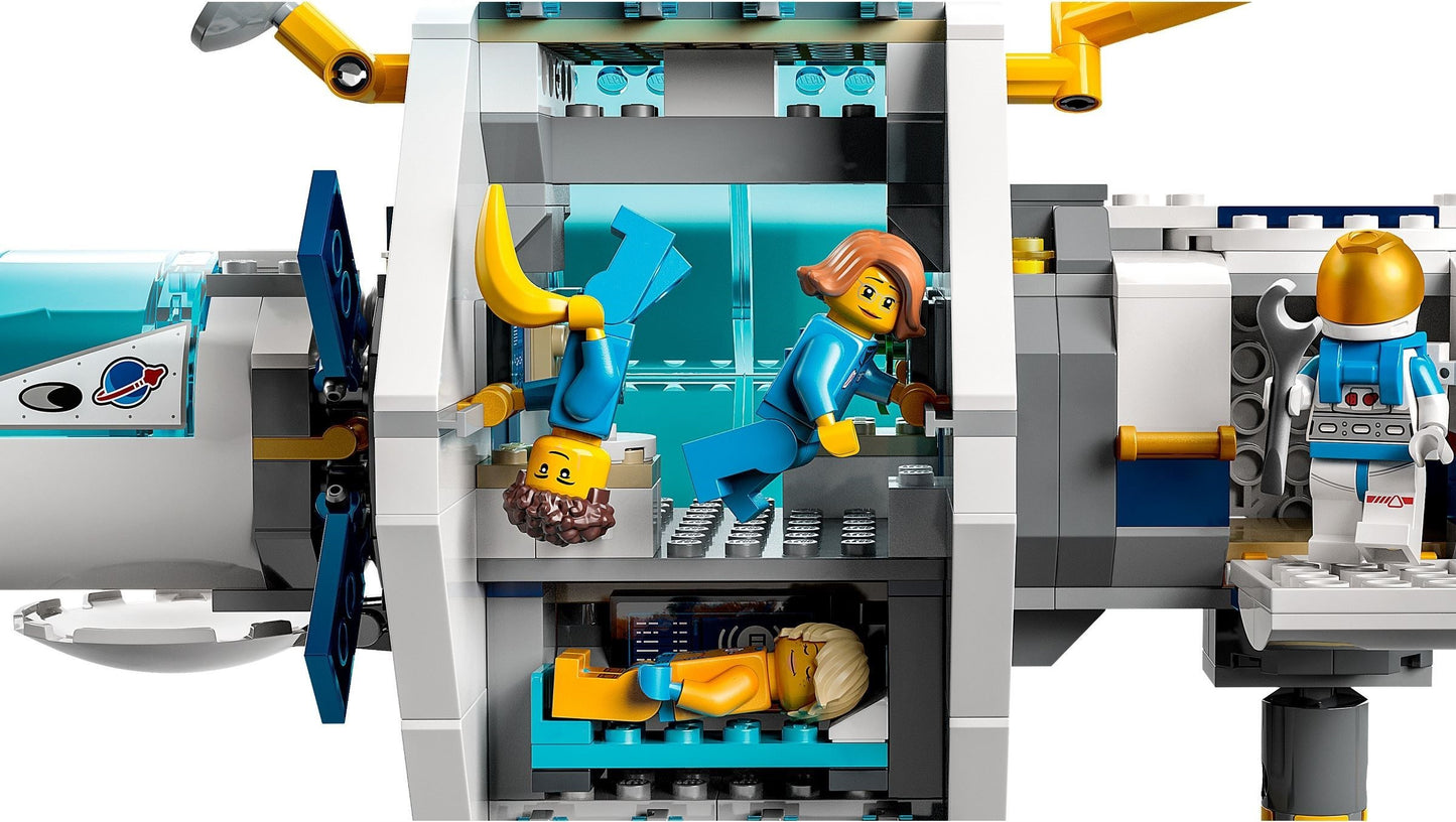 LEGO® City - Sta?ie spatiala selenara 60349, 500 piese
