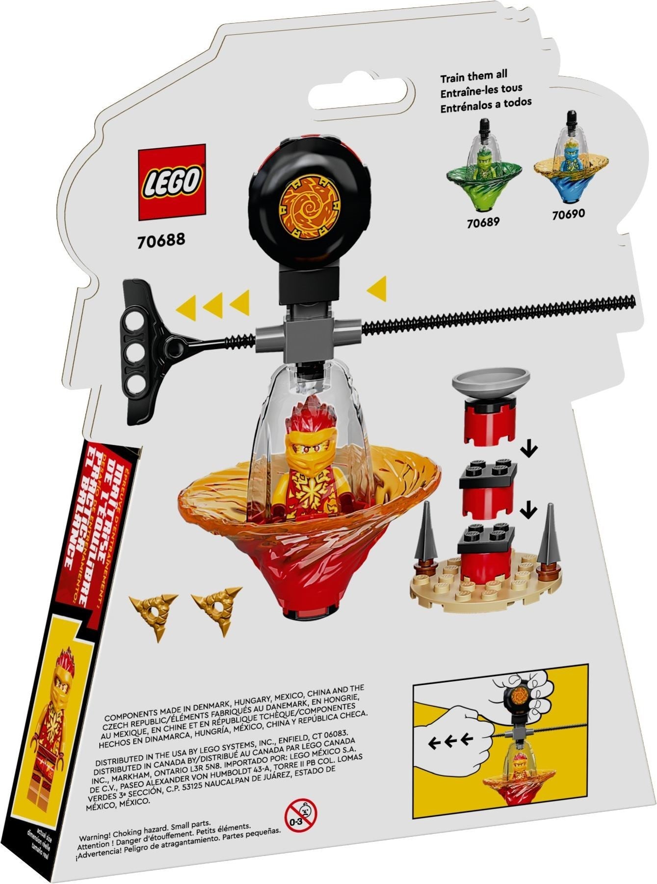 LEGO® NINJAGO® - Antrenamentul Spinjitzu Ninja al lui Kai 70688, 32 piese