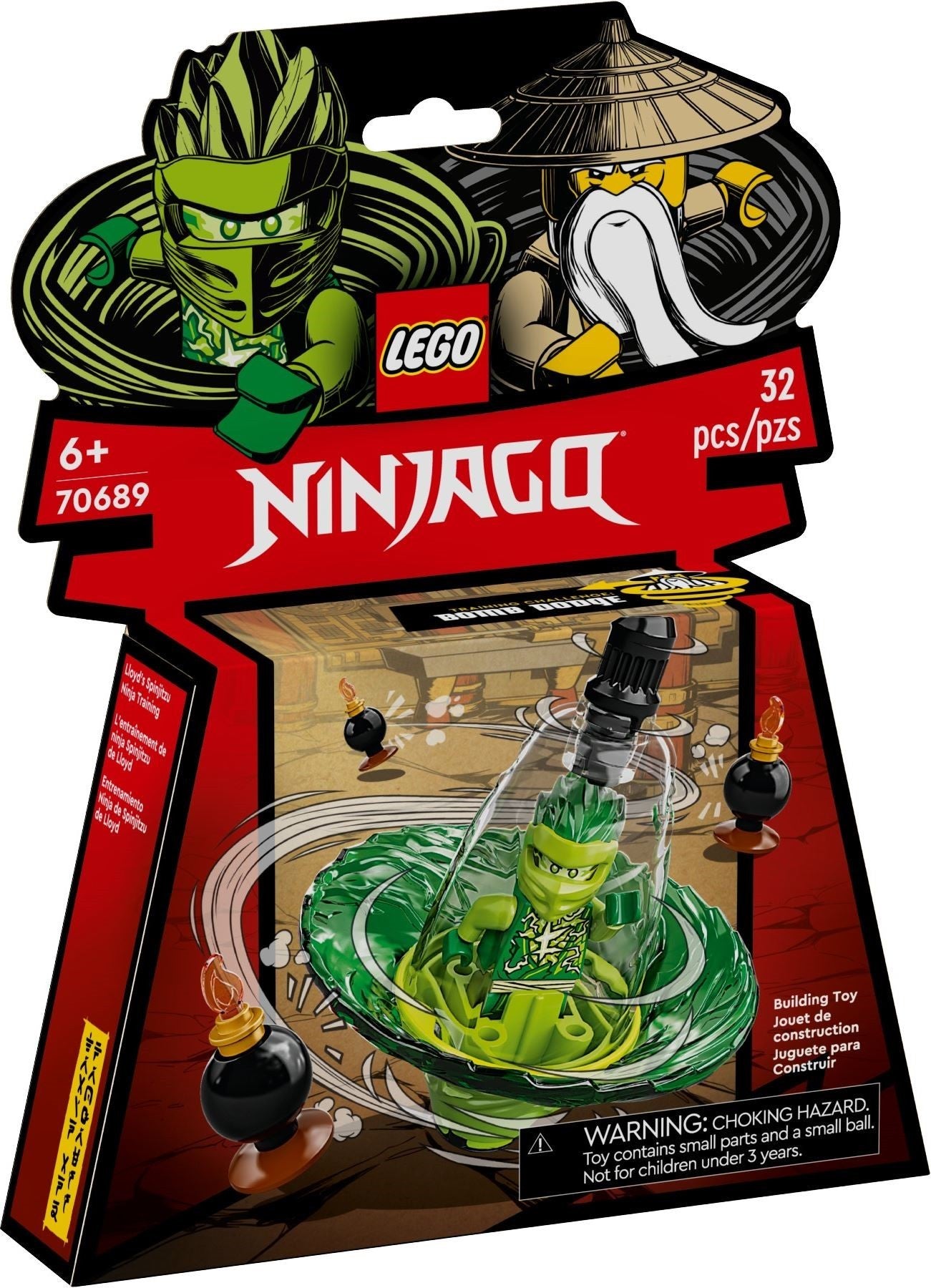 LEGO® NINJAGO® - Antrenamentul Spinjitzu Ninja al lui Lloyd 70689, 32 piese