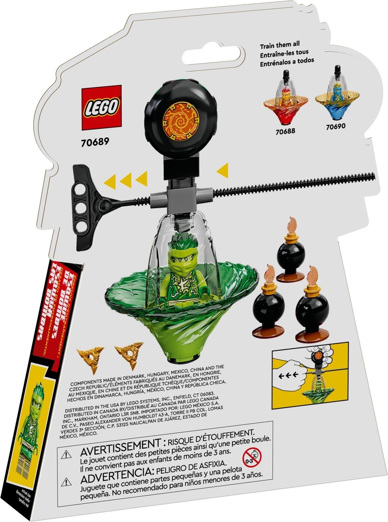 LEGO® NINJAGO® - Antrenamentul Spinjitzu Ninja al lui Lloyd 70689, 32 piese