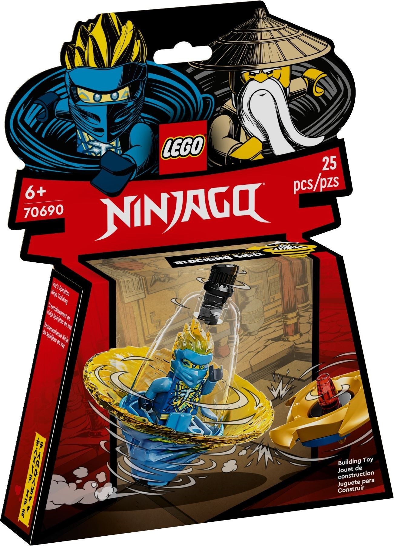 LEGO® NINJAGO® - Antrenamentul Spinjitzu Ninja al lui Jay 70690, 25 piese