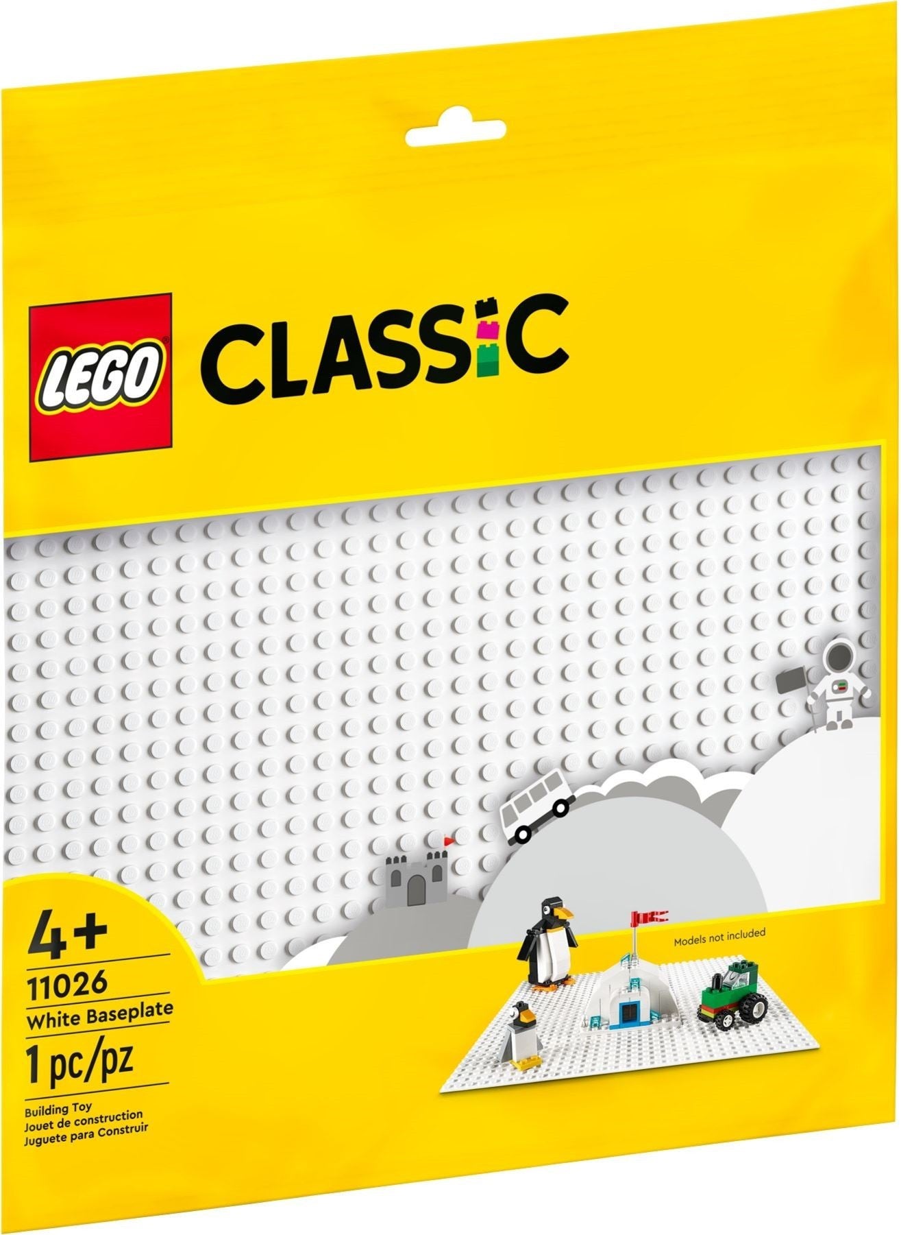 LEGO® Classic - Placa de baza alba 11026, 1 piesa