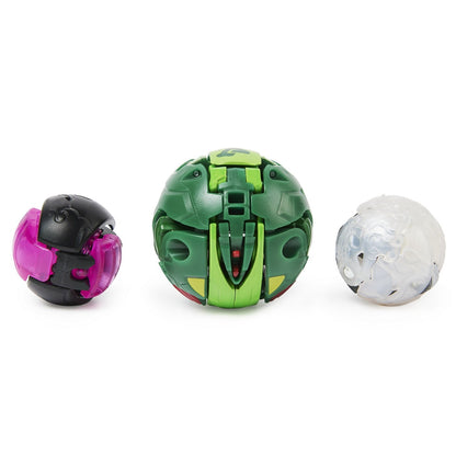 Set Figurine Bakugan Evolutions Platinum Powerup - Dragonoid, Scorcher si Siphon