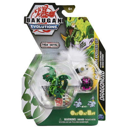 Set Figurine Bakugan Evolutions Platinum Powerup - Dragonoid, Scorcher si Siphon