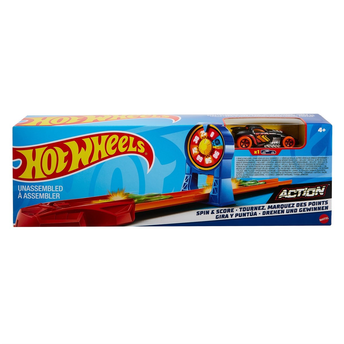 Set de joaca Hot Wheels  cu masinuta - Spin and Score