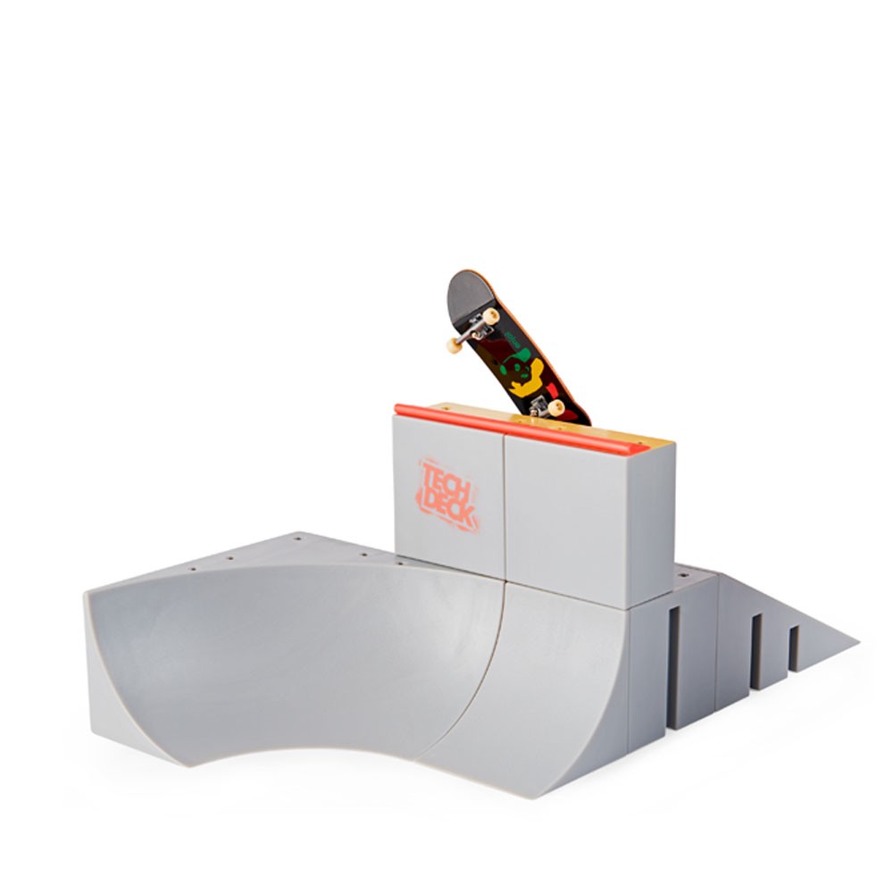 Set mini skateboard cu rampa, Tech Deck, Bowl Builder, 20134299