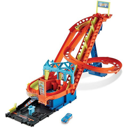 Set Pista cu masinuta Hot Wheels, Roller Coaster