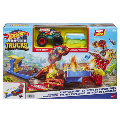 Set de joc Hot Wheels Monster Trucks - Explozia