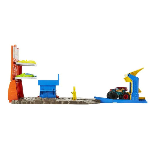 Set de joc Hot Wheels Monster Trucks - Explozia