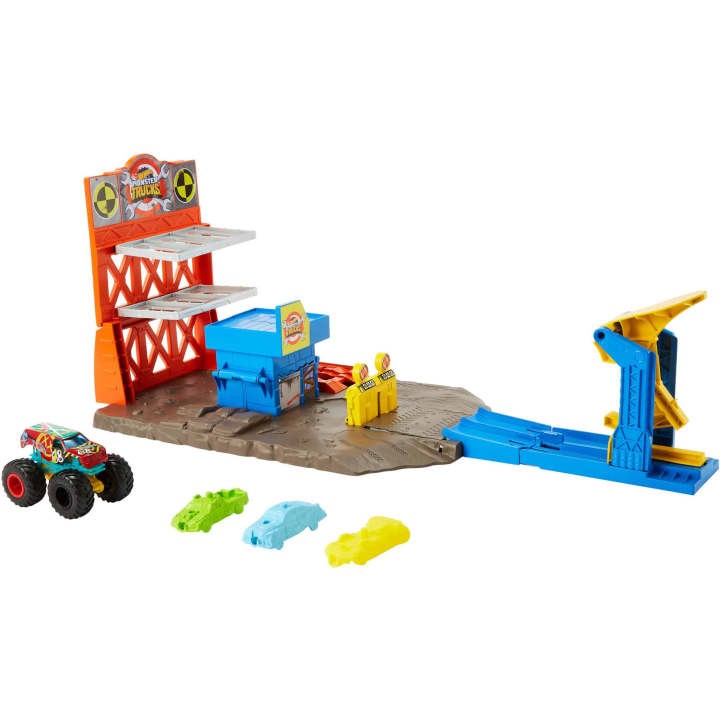 Set de joc Hot Wheels Monster Trucks - Explozia