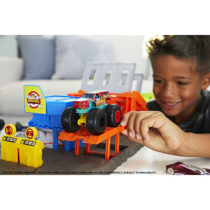 Set de joc Hot Wheels Monster Trucks - Explozia