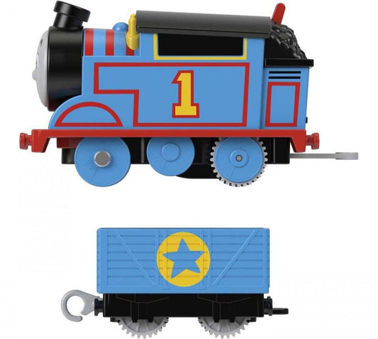 Locomotiva motorizata Thomas cu un vagon Thomas si Prietenii