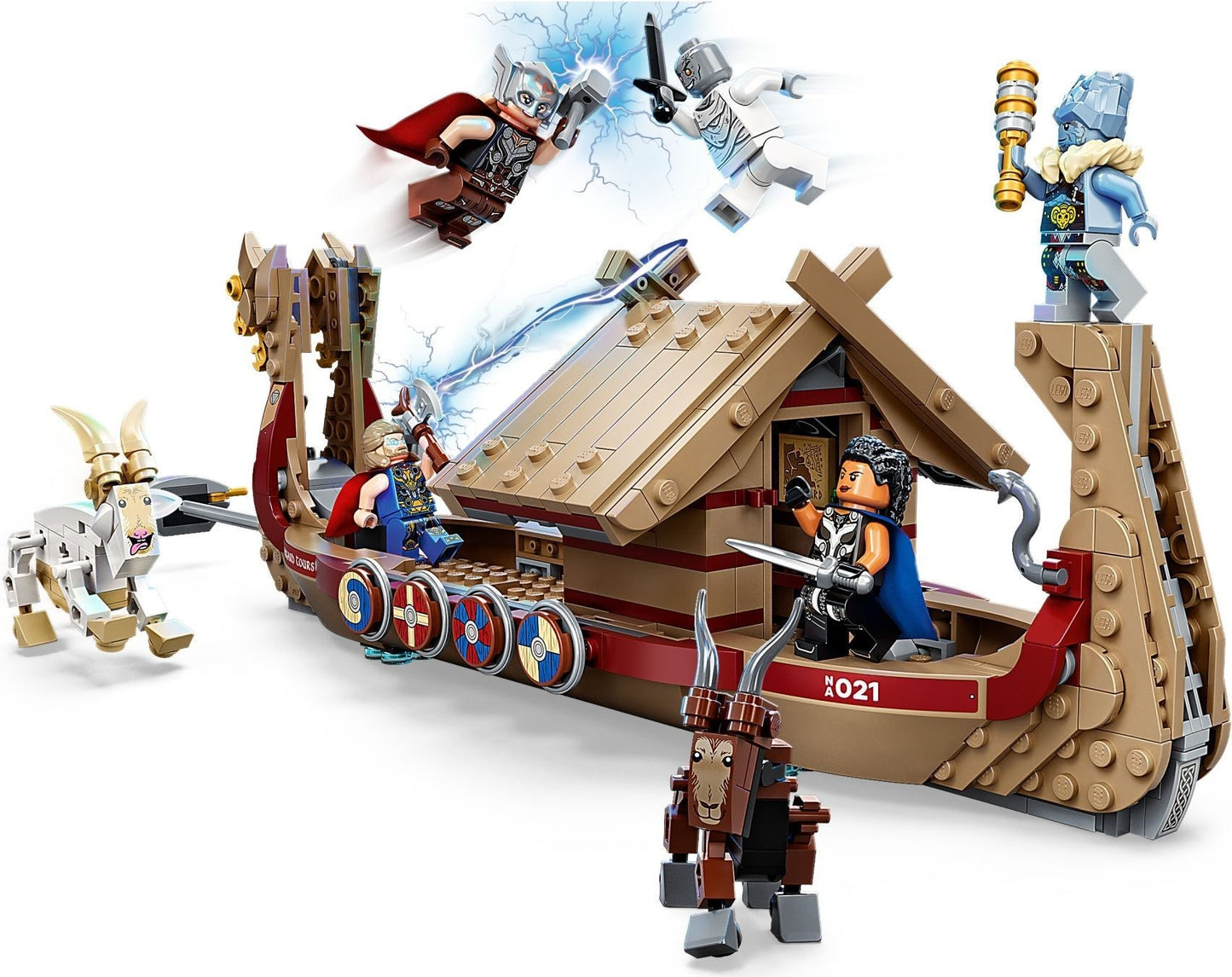 LEGO® Super Heroes - Barca trasa de capra 76208, 564 piese