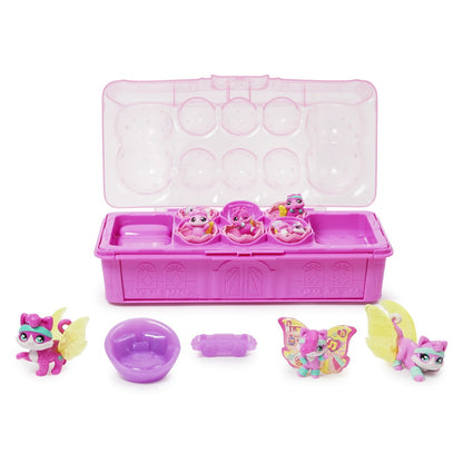 Set Figurine Hatchimals - Pachet  Familie Pisica