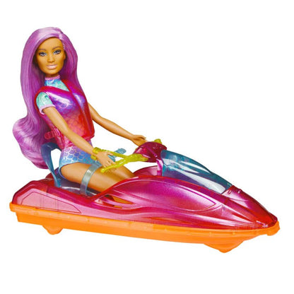 Set de joaca Papusa Barbie pe apa cu Jet Ski