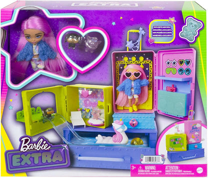 Set de joaca Papusa Barbie Extra mini Livin' in dream