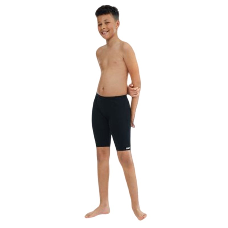 Costum inot Maru Solid Pacer Jammer Junior, de antrenament sau agrement, marimea 152 cm, negru