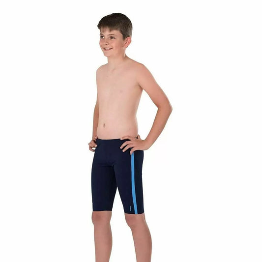 Costum inot Maru Team Pacer Jammer Junior, de antrenament sau agrement, marimea 116 cm, albastru navy / albastru