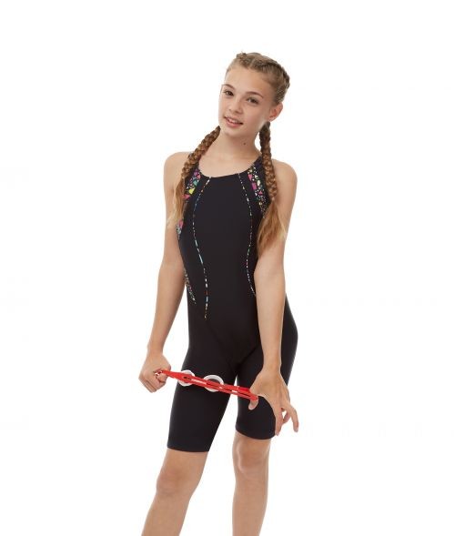 Costum inot Maru Mosaic Legsuit, de antrenament sau agrement, marimea 116 cm, multicolor