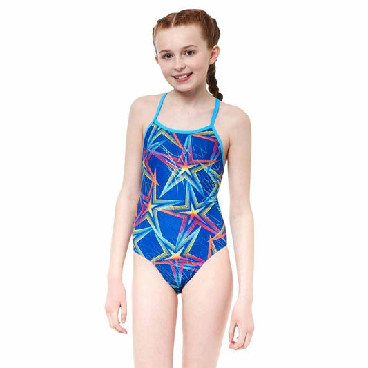 Costum inot Maru Starlight Fly Back, de antrenament sau agrement, marimea 152 cm, multicolor