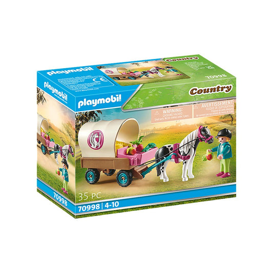 Playmobil Country - Pony Farm, Trasura cu ponei