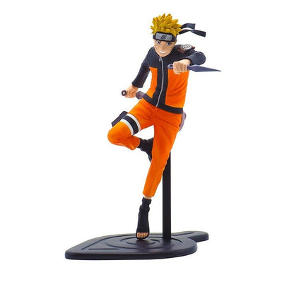 Figurina - Naruto Shippuden - Naruto Uzumaki, Portocaliu, 17 cm