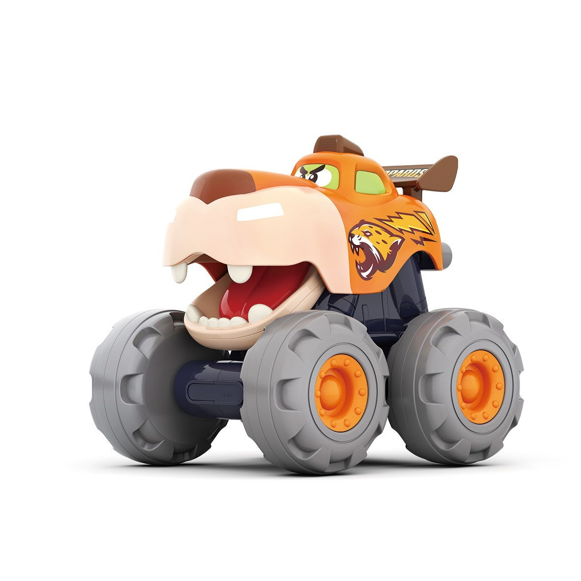 Masinuta Bebe Monster Truck, Leopardul Infuriat, 12cm