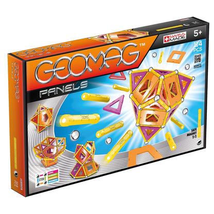 Set de constructie magnetic Geomag, Panels, 114 piese