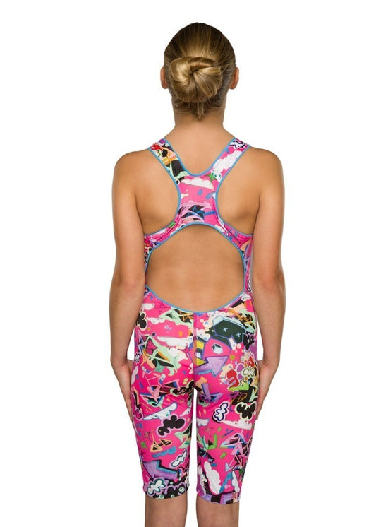 Costum inot Maru Scribble Pacer Legsuit, de antrenament sau agrement marimea 128 cm