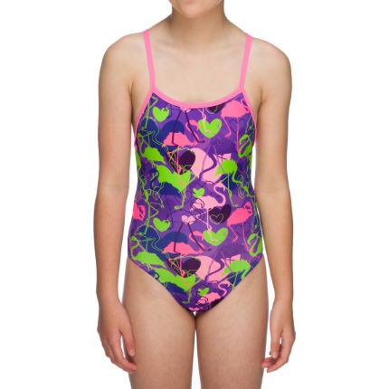 Costum inot Maru Flamingo Pacer Aero Back, de antrenament sau agrement marimea 152 cm