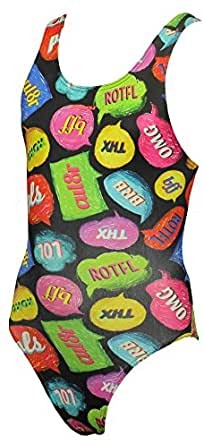 Costum inot Maru Txt Pacer Auto Back, de antrenament sau agrement marimea 128 cm, multicolor