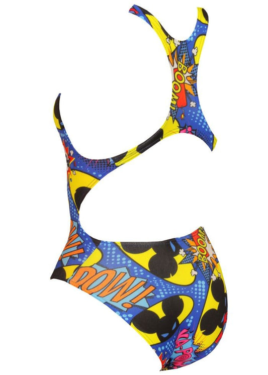 Costum inot Maru Bandit Pacer Rave Back, de antrenament sau agrement, marimea 140 cm