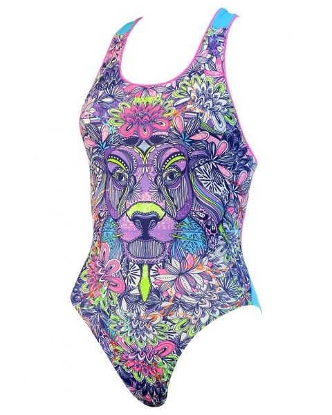 Costum inot Maru Aslan Pacer Rave Back, de antrenament sau agrement, marimea 140 cm