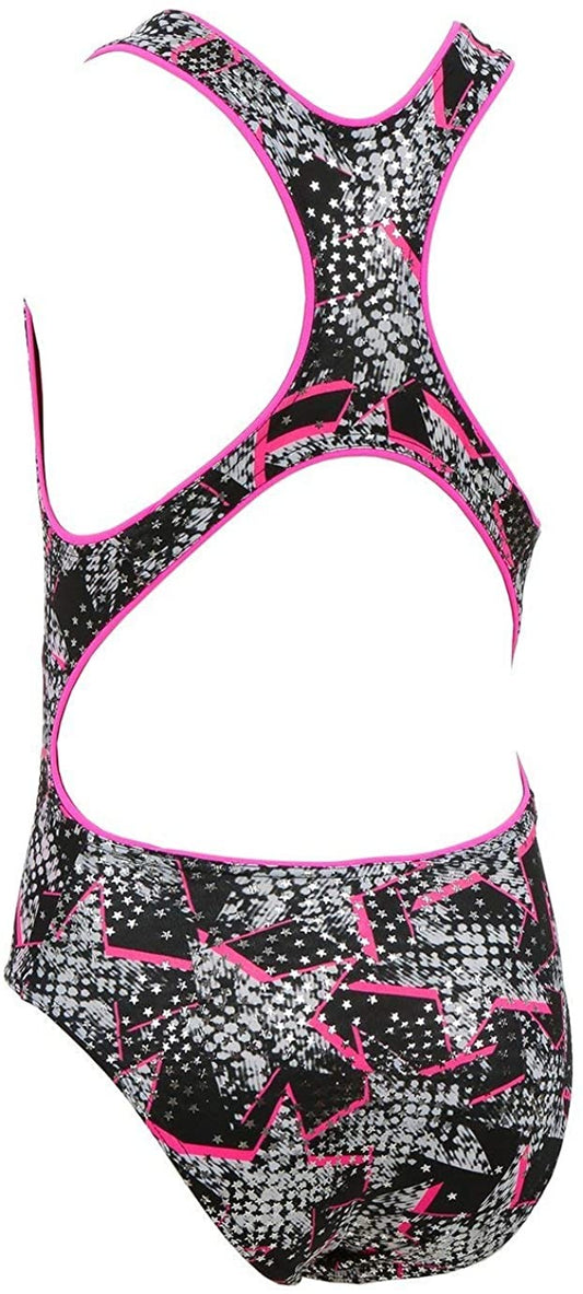 Costum inot Maru Twinkle Twinkle Sparkle Pacer Rave Back, de antrenament sau agrement, marimea 104 cm
